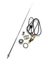 1968-1970 B-Body EXCEPT Dodge Charger Antenna Assembly Cable Wire & Telescopic Mast & Hardware